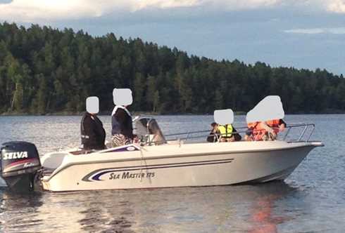 Sea Master på båtsläp stulen från Marin Vagn & Fritid i Nyköping
